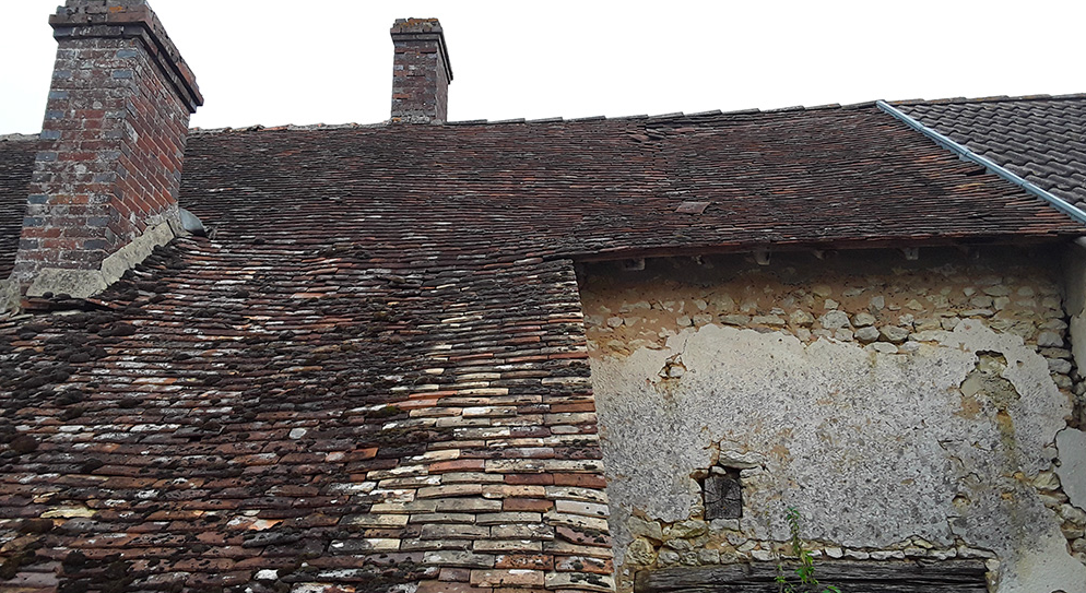 Toiture avant rénovation - État initial avant intervention couvreur Gers (32)