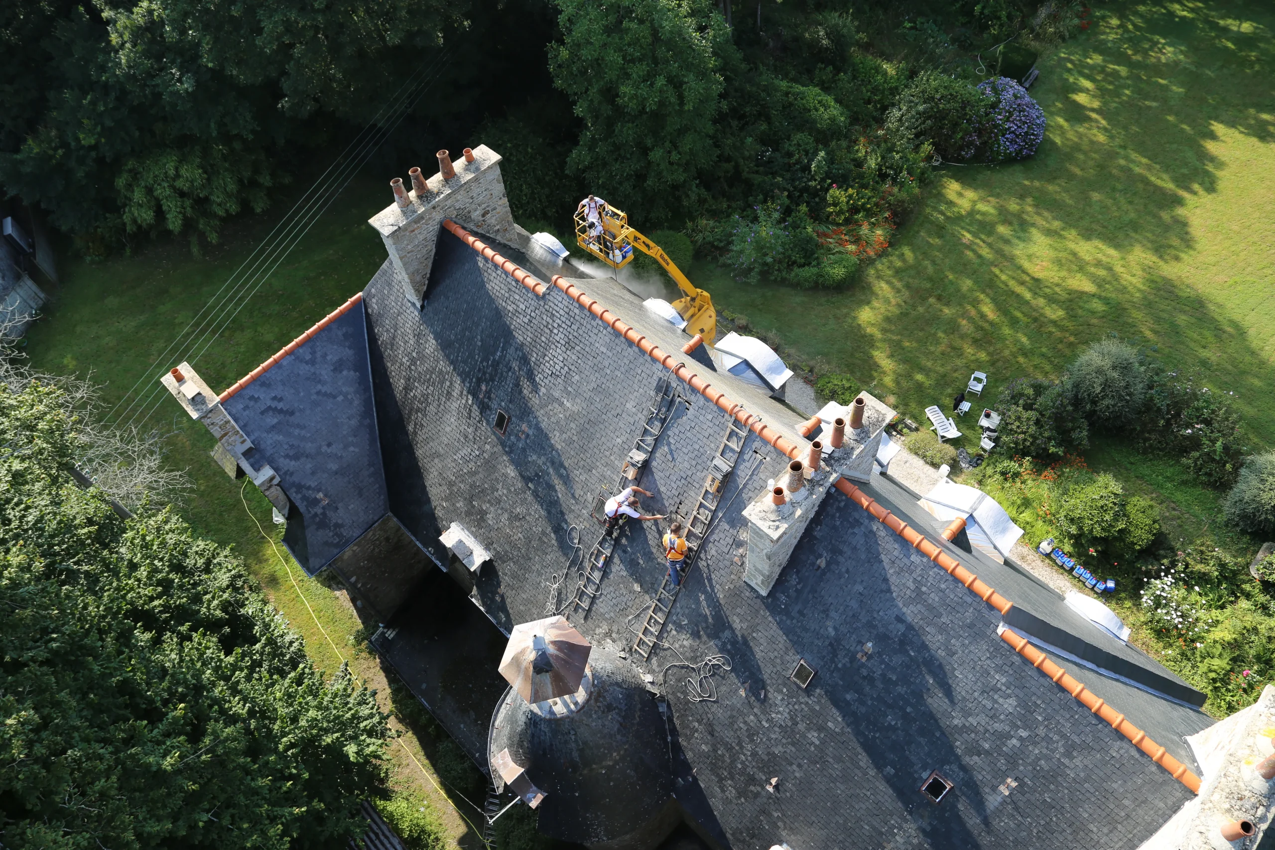 Nettoyage toiture - CB Rénovation Gers